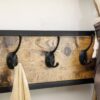HOMCOM Garderobe braun Spanplatte B/H/L: ca. 40x100x185 cm – Bild 5