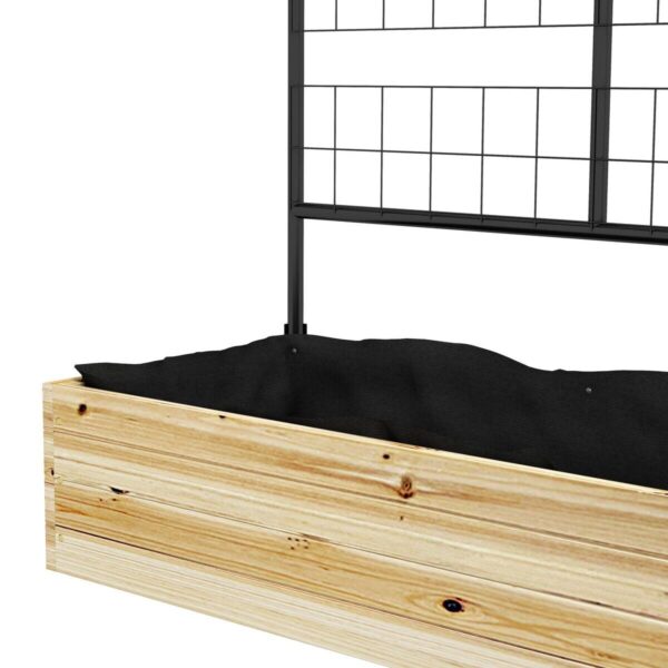 Outsunny Gartenbeet natur Polypropylen B/H/L: ca. 38x80x145 cm – Bild 2