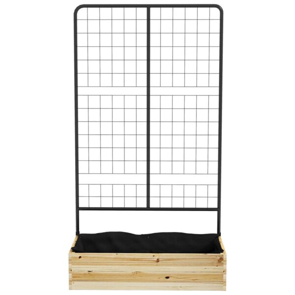 Outsunny Gartenbeet natur Polypropylen B/H/L: ca. 38x80x145 cm – Bild 3