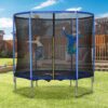 HOMCOM Trampolin blau B/H/L: ca. 244x244x240 cm – Bild 2