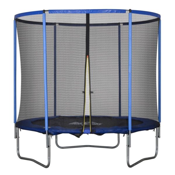 HOMCOM Trampolin blau B/H/L: ca. 244x244x240 cm – Bild 4