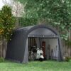 Outsunny Gartenhaus grau B/H/L: ca. 300x300x235 cm – Bild 2