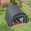 Outsunny Gartenhaus grau B/H/L: ca. 300x300x235 cm – Bild 4