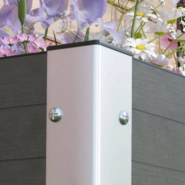 Outsunny Hochbeet grau Polypropylen B/H/L: ca. 60x60x30 cm – Bild 3