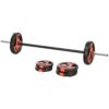 SPORTNOW Hantel-Set rot Kunststoff B/H/L: ca. 17x140x17 cm – Bild 2