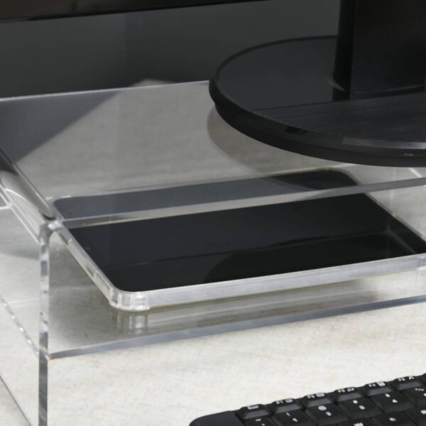 HOMCOM Monitorständer transparent – Bild 2