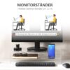 HOMCOM Monitorständer transparent – Bild 3