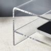 HOMCOM Monitorständer transparent – Bild 5