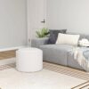 HOMCOM Hocker cremeweiß B/H/L: ca. 56x56x42 cm – Bild 4