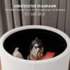 HOMCOM Hocker cremeweiß B/H/L: ca. 56x56x42 cm – Bild 5