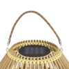 Solarleuchte 867-153V00YL gelb Polyrattan Edelstahl B/H/L: ca. 31x31x32 cm Solarleuchte 867-153V00YL gelb Polyrattan Edelstahl B/H/L: ca. 31x31x32 cm – Bild 5