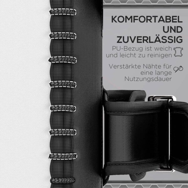 SPORTNOW Fitness-Zubehör schwarz Kunstleder B/H/L: ca. 20x38x18 cm – Bild 2