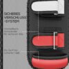 SPORTNOW Fitness-Zubehör schwarz Kunstleder B/H/L: ca. 20x38x18 cm – Bild 5