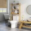 Badregal natur Bambus B/H/L: ca. 20x68x165 cm Badregal natur Bambus B/H/L: ca. 20x68x165 cm – Bild 4