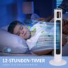 HOMCOM Ventilator schwarz Edelstahl Kunststoff Polypropylen B/H/L: ca. 32x32x96 cm HOMCOM Ventilator schwarz Edelstahl Kunststoff Polypropylen B/H/L: ca. 32x32x96 cm – Bild 4