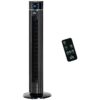 HOMCOM Ventilator schwarz Polypropylen Kunststoff Edelstahl B/H/L: ca. 32x32x106,8 cm – Bild 5