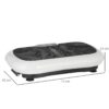 HOMCOM Fitness-Gerät schwarz weiß Edelstahl Kunststoff Polypropylen B/H/L: ca. 40x73x13 cm – Bild 4