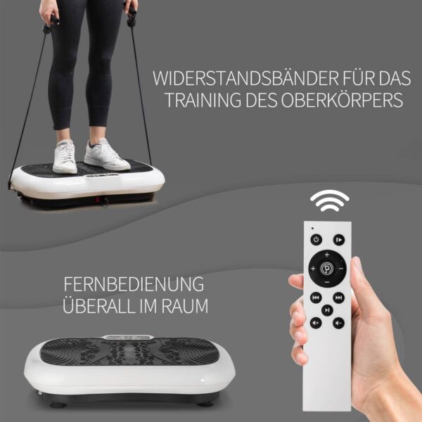HOMCOM Fitness-Gerät schwarz weiß Edelstahl Kunststoff Polypropylen B/H/L: ca. 40x73x13 cm – Bild 5
