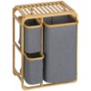HOMCOM Wäschekorb natur B/H/L: ca. 32x50x69,7 cm – Bild 3