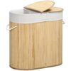 HOMCOM Wäschekorb natur Polypropylen B/H/L: ca. 37x62,5x60,5 cm HOMCOM Wäschekorb natur Polypropylen B/H/L: ca. 37x62,5x60,5 cm – Bild 4