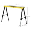 DURHAND Werkbank gelb Edelstahl B/H/L: ca. 49x100x90 cm – Bild 4