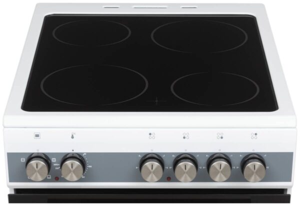 TELEFUNKEN Standherd 50cm mit Glaskeramikkochfeld TF-FS-5060-K4 weiß B/H/T: ca. 50x85x60 cm – Bild 4