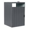 AXI Outdoor Living Mülltonnenbox Owen anthrazit B/H/L: ca. 80x122x80 cm – Bild 2