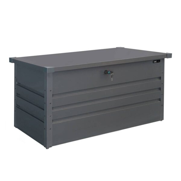 AXI Outdoor Living Gartenbox Miles anthrazit Metall B/H/L: ca. 60x62x132 cm – Bild 3