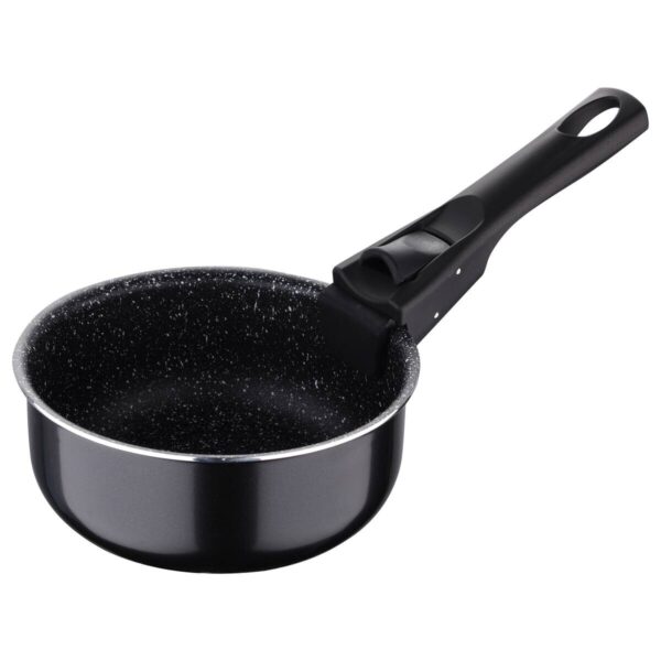 BERGNER Topfset Click & cook black schwarz Aluminium 4 tlg. – Bild 2