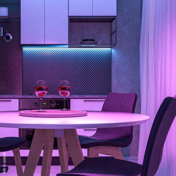 Näve Leuchten LED-Stripe 5126800 violett Kunststoff B/T: ca. 0,8x300 cm – Bild 5