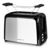 Emerio Toaster TO-123924 silber schwarz Kunststoff Edelstahl B/H/T: ca. 29,5x17,5x15,6 cm Emerio Toaster TO-123924 silber schwarz Kunststoff Edelstahl B/H/T: ca. 29,5x17,5x15,6 cm – Bild 4