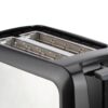 Emerio Toaster TO-123924 silber schwarz Kunststoff Edelstahl B/H/T: ca. 29,5x17,5x15,6 cm Emerio Toaster TO-123924 silber schwarz Kunststoff Edelstahl B/H/T: ca. 29,5x17,5x15,6 cm – Bild 5