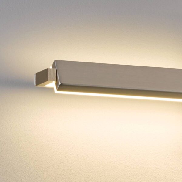 Fischer & Honsel LED-Wandleuchte 30055 weiß nickel matt Acryl Metall B/H/T: ca. 60x10x11 cm 1 Brennstellen – Bild 3