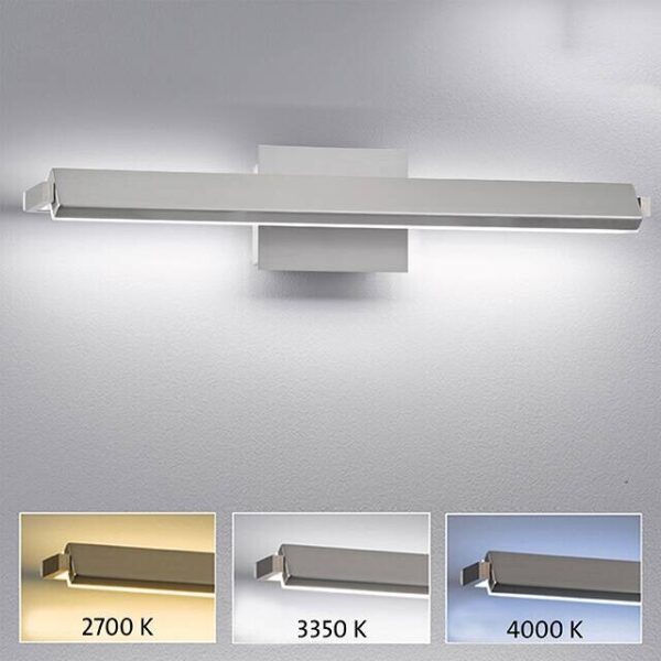 Fischer & Honsel LED-Wandleuchte 30055 weiß nickel matt Acryl Metall B/H/T: ca. 60x10x11 cm 1 Brennstellen – Bild 4