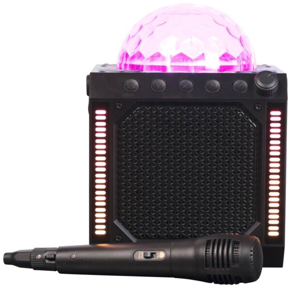 Denver Bluetooth-Party-LautsprecherBTM-618 BTM-618 schwarz B/H/T: ca. 17x22x16 cm – Bild 2