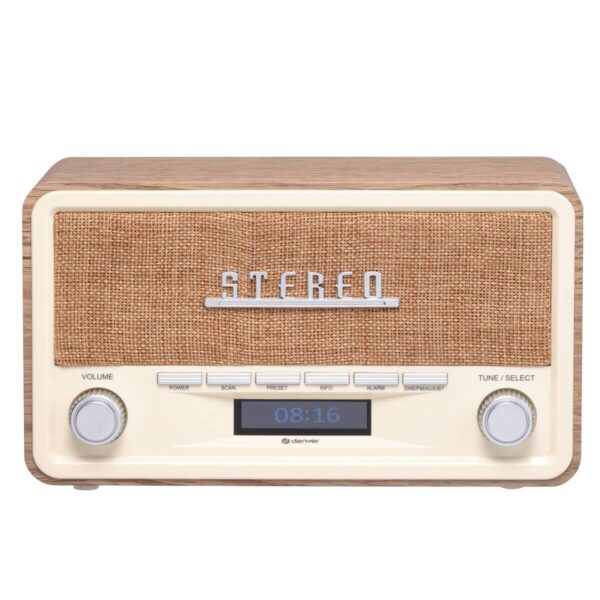 Denver DAB+ Radio DAB-18LW hellbeige – Bild 5
