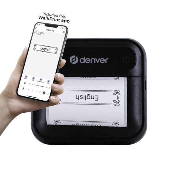 Denver Thermo-Bilddrucker MBP-32B schwarz – Bild 3