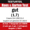 Emerio Konvektor CH-128215.4 schwarz B/H/L: ca. 20x32,8x46,5 cm ca. 2000 W – Bild 4