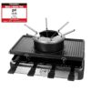 Emerio Raclette-Grill-Fondue-Kombi RG-124930 schwarz B/H/L: ca. 27x16,5x44 cm – Bild 5