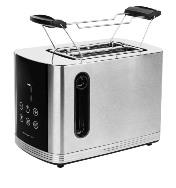 Emerio Toaster TO-128308 silber B/H/L: ca. 16,4x18,9x26,8 cm – Bild 4