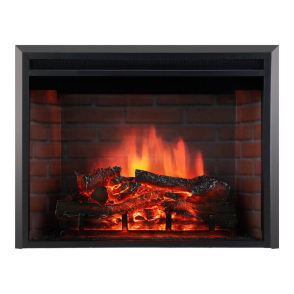 KAMINIO Elektrischer-Kamin LUCA schwarz Metall B/H/T: ca. 58,4x45,1x22,5 cm ca. 1800 W – Bild 2