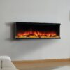 KAMINIO Elektrischer-Kamin LEA schwarz Metall B/H/T: ca. 91,9x43x20 cm ca. 1800 W – Bild 2