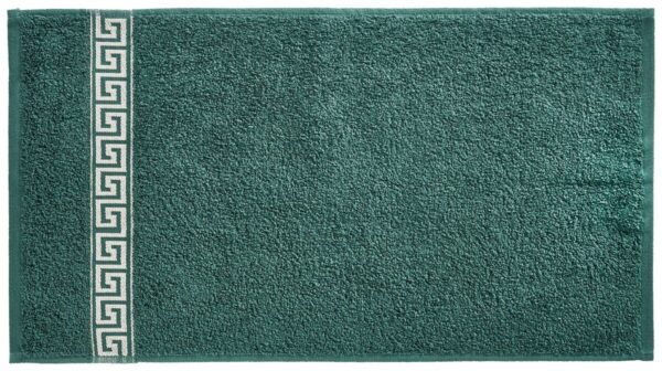 POCOline Duschtuch Mäander grün Baumwolle B/L: ca. 70x140 cm – Bild 3
