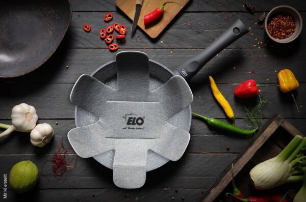 ELO Pfanne grau Aluminium D: ca. 28 cm ELO Pfanne grau Aluminium D: ca. 28 cm – Bild 4
