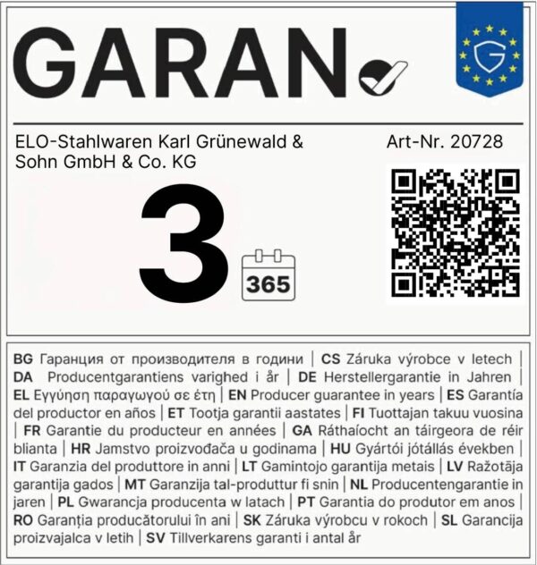 ELO Pfanne grau Aluminium D: ca. 28 cm ELO Pfanne grau Aluminium D: ca. 28 cm – Bild 5