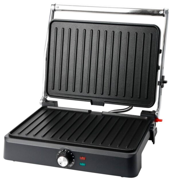 Emerio Kontaktgrill CG-130859.1 schwarz Metall B/H/T: ca. 39x14x34 cm – Bild 4