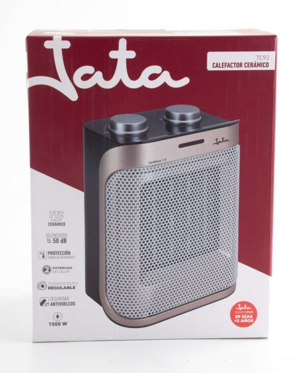 Keramik-Heizlüfter Jata TC92 ca. 1500 W – Bild 5