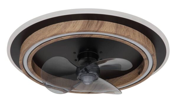 GLOBO Deckenventilator Opal schwarz dunkelbraun H/D: ca. 13,5x50 cm max. 32 W – Bild 3