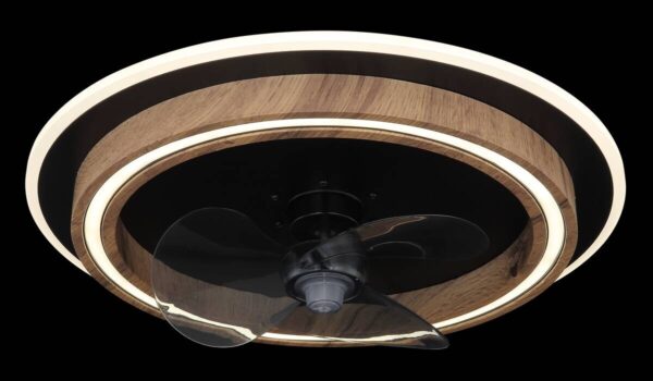 GLOBO Deckenventilator Opal schwarz dunkelbraun H/D: ca. 13,5x50 cm max. 32 W – Bild 5