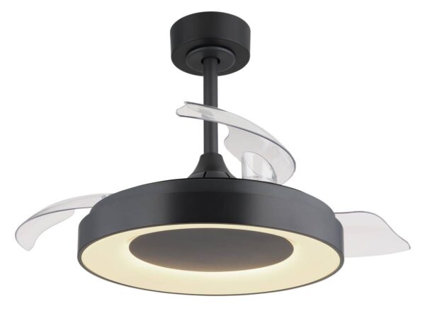 GLOBO Deckenventilator transparent grau Opal H/D: ca. 44,8x91 cm max. 40 W – Bild 4